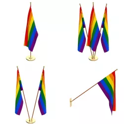 Rainbow Flag Pack 3D model