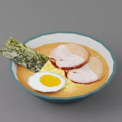 Ramen G07 Low-poly  3D model