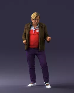 retro dancer 0531 3D model