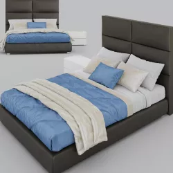 Riga Bed 3D model
