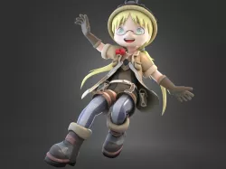 Riko Anime Made in Abyss 3D model