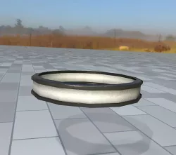 Ring for the  Iron Power Pole 1 - Object 122 Low-poly  3D model