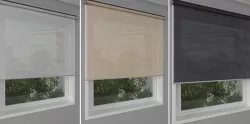 Roller blinds IKEA  and window - SKOGSKLOVER 3D model
