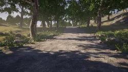 Rough path in UE4 3D model