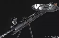 Russian DP28 LMG 3D model