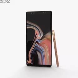 Samsung Galaxy Note 9 Metallic Copper 3D model