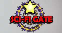 Science Fiction Scifi Gate Decoration 3D model