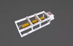 small pump Low-poly  3D model
