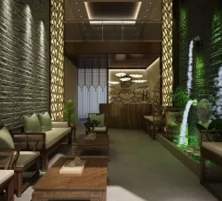 SMALL SPA LOBBY 3D model