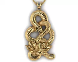 Snake Necklace 3D model