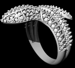Snake ring 3D model
