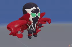 Spawn   Comic Superhero character   Chibi SD version 3D model