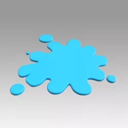 Splash 3D model