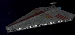 STAR WARS - ACCLAMATOR CLASS ASSAULT SHIP Low-poly  3D model