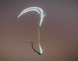 Superfuntimes Fantasy Jade Python Scythe Low-poly  3D model