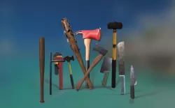 Survival Melee Weapons Vol 1  3D model