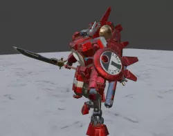 Tau Commander Farsight Low-poly  3D model