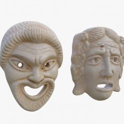 Theatre Masks 3D model