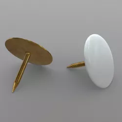 Thumb Tack 2 Low-poly  3D model