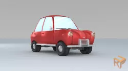 toon car 3D model