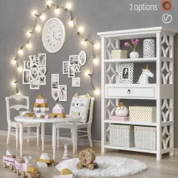 Toys and furniture set 25 3D model
