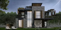 TWA Villa Site Design 05 with project DWG file 3D model