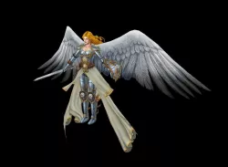 Valkyrie Angel Low-poly  3D model