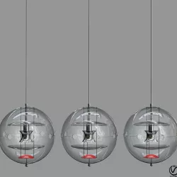 VP Globe Tinted Glass Pendant 3D model