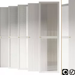 Waredrobe light doors collection  3D model
