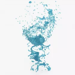 Water Blast Splash  3D model