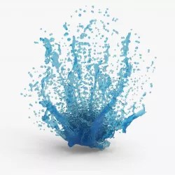 Water Blast Splash  3D model