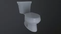 Wellworth Toilet PBR Low-poly  3D model