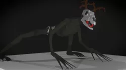 Wendigo Low-poly  3D model