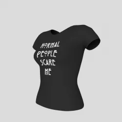 Women Fandom T-Shirts Low-poly  3D model