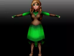 Wood Elf 3D model