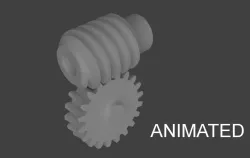  Worm gear 3D model