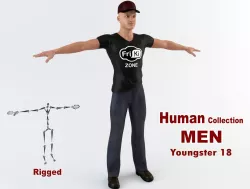 Youngster 18 3D model
