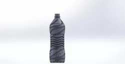1050ml water bottel 3D model
