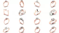 200 model-Bulk Solitaire ring 3dm stl render detail 3D print  3D Model Collection