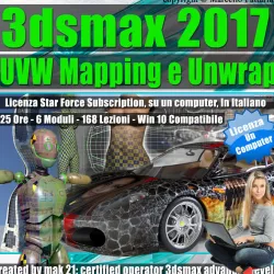 3ds max 2017 UVW Mapping e Unwrap  un Computer 3D Model Collection