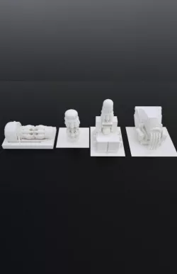 4 LOWPOLY REACTOR PACK Low-poly 3D model 3D model