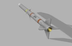 AIM-120A AMRAAM Missle 3D model