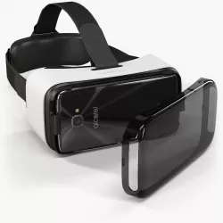 Alcatel VR Goggles with Idol 4S Low-poly  3D model