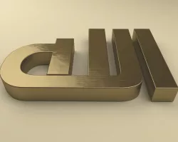 Allah font alhadari 3D model