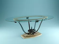 Art Deco Table 3D model