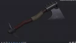 Axe for game 3D model