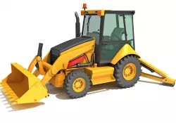 Backhoe Loader 3D model