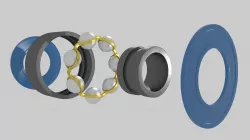 Ball Bearing Low-poly  3D model