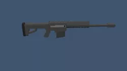 BarettM Low-poly  3D model