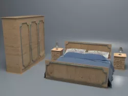 Bedroom Set 3D model